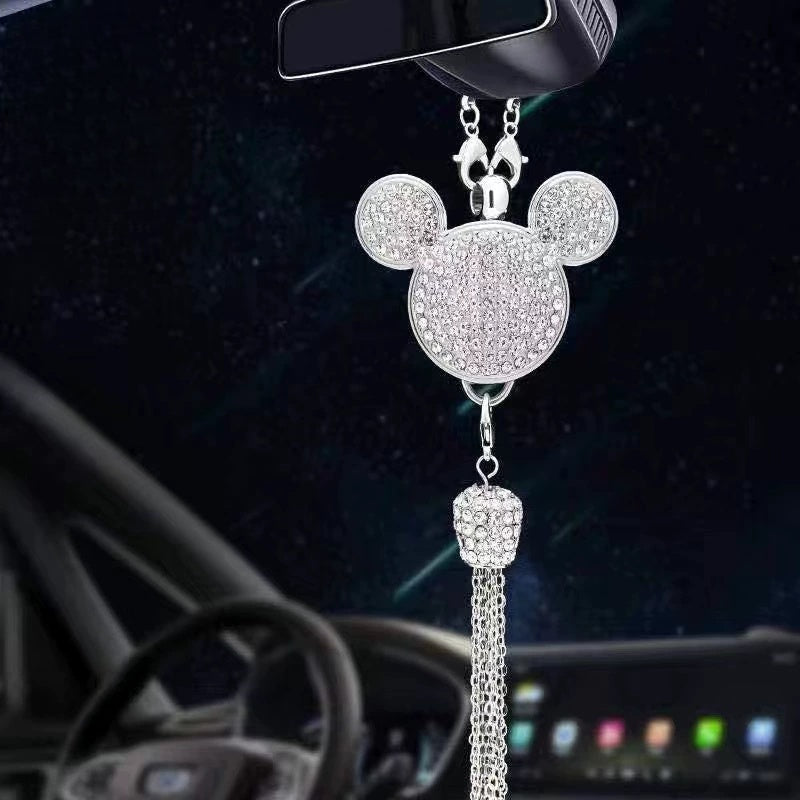 Auto-logo parfumhanger | Kristal & zinklegering | Sprankelende decoratie & cadeau-idee