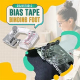 Verstelbare Biasband Naadvoet | Transparant Ontwerp | Compatibel met Naaimachines