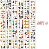 Halloween Tijdelijke Tattoo Stickers | Waterproof | Realistisch & Veilig