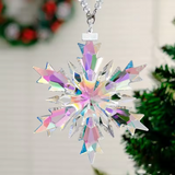Kerst Ornament | Handgeslepen K9 Kristal | Hangend Decoratie Ornament 10,4×8,4 cm