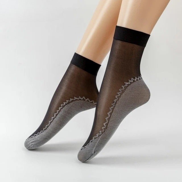 Dames Anti-Slip Sokken | Ademend Katoen & Nylon Mix | Versterkte Teen | 5+5 Gratis