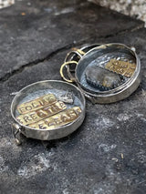 Zilveren Hanger met Geheim Vakje | Spirituele Locket met Drievoudige Maan & Levensboom