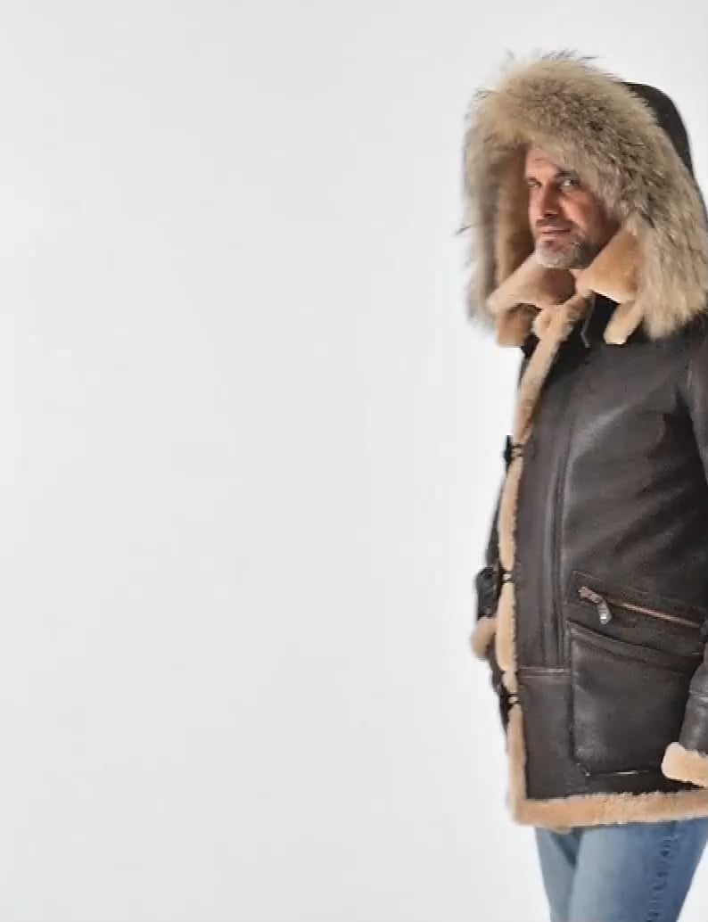 Leo™ Warme Schapenhuid Jas