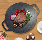 GrillMeester™ Geniet van eenvoudig grillen met deze non-stick stone grillpan.