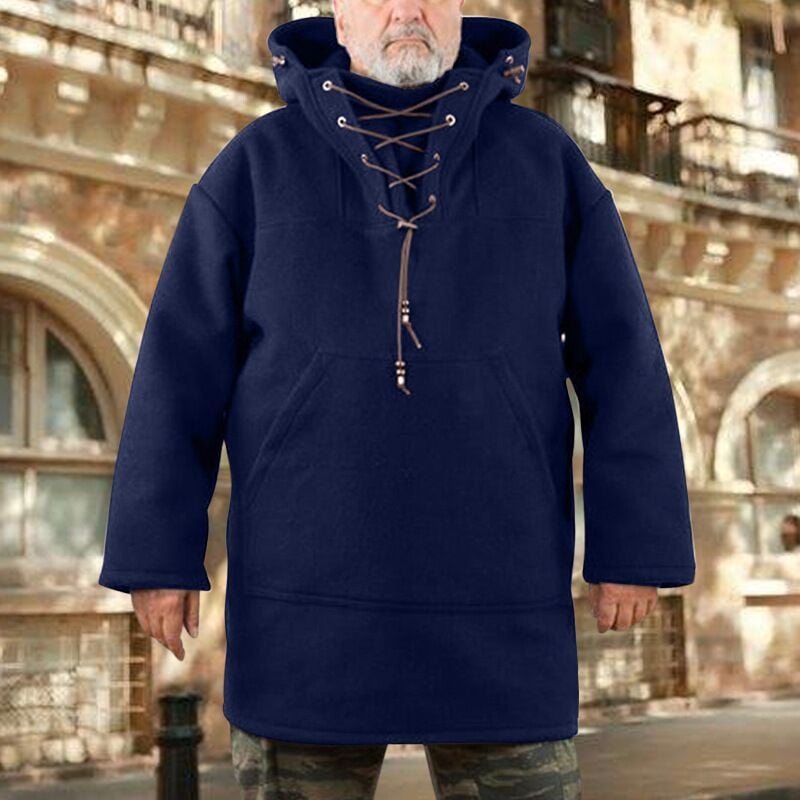 Heren Outdoor Anorak Jas | Stormbestendig | Gebreide Textuur | Winterjack