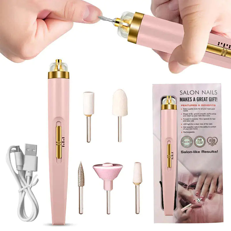 Manicure Machine Kit | Elektrische Nagelvijl met LED | Complete Nail Art Set