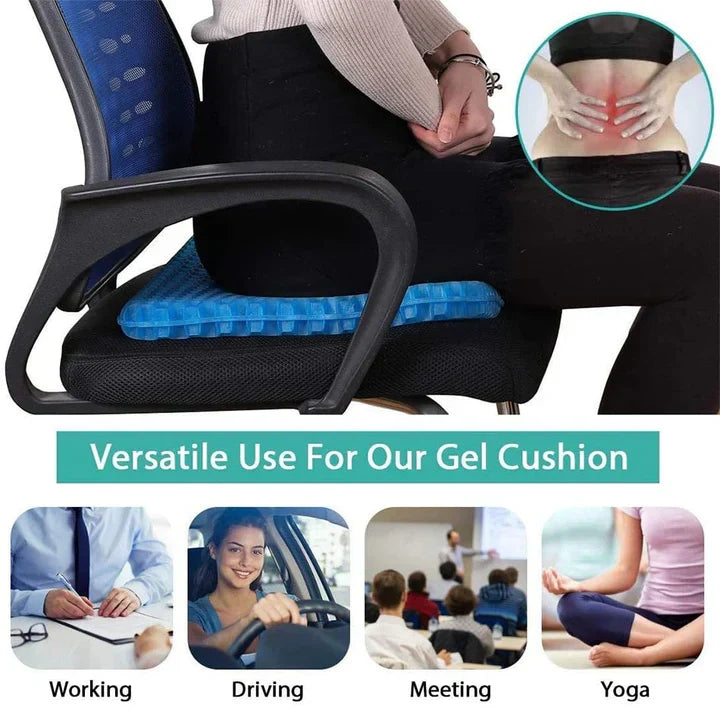 CushionEase™ Comfortabel gelsitkussen voor optimaal zitcomfort