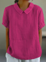 Stijlvolle blouse met kraag voor vrouwen | Ademend