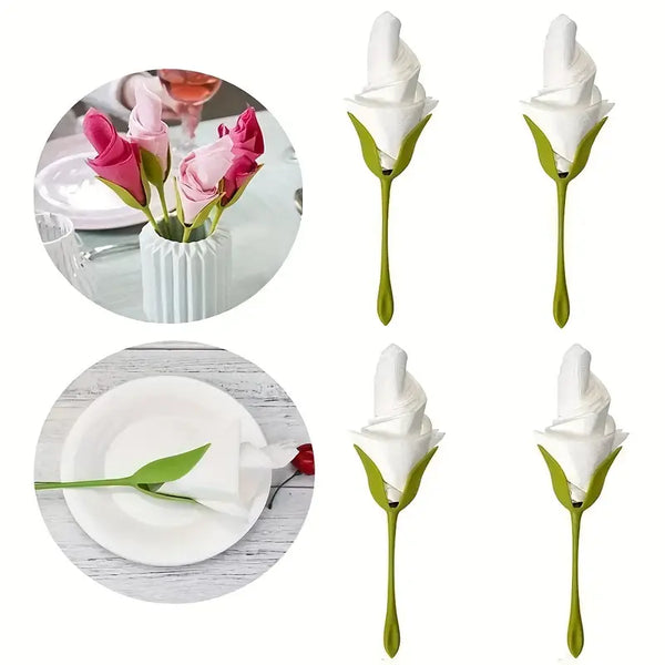 Servet Bloemen Maker | Tafel Decoratie Tool | Voor Bruiloften & Feestjes | Herbruikbaar PP-Plastic