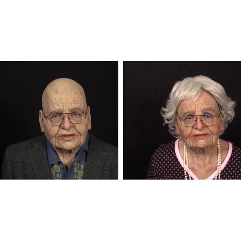 VerouderdMasker™ Griezelig, Echte, Vintage