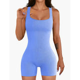 Dames Jumpsuit Romper | Flatterende Pasvorm | Elegante Vierkante Hals