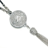 Auto-logo parfumhanger | Kristal & zinklegering | Sprankelende decoratie & cadeau-idee