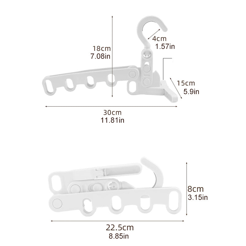2+1 Gratis | GreepKlap™ Ruimtebesparende Hangertruc