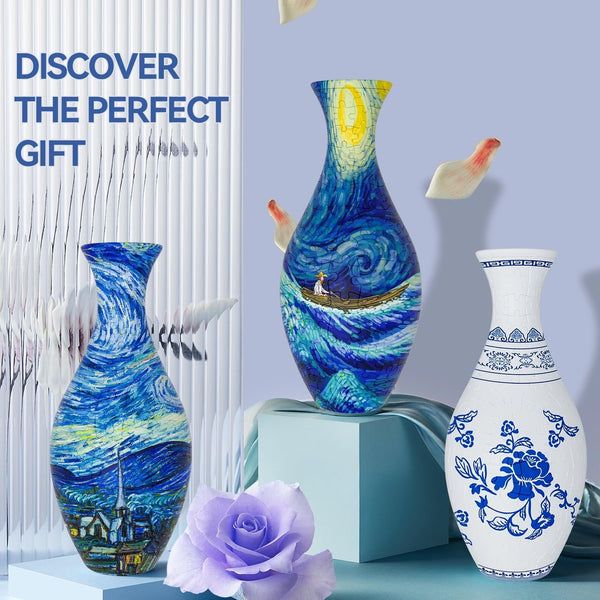VaasAmbacht™ Creatieve 3D Bloemvaas