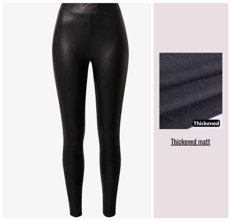 Dames Leggings | Slim Fit | Hoogwaardig Kunstleer | Superstretch