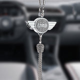 Auto-logo parfumhanger | Kristal & zinklegering | Sprankelende decoratie & cadeau-idee