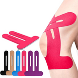 Kinesiotape Knie | Vooraf op Maat Gesneden | Snelle Zelftoepassing & Stevige Ondersteuning