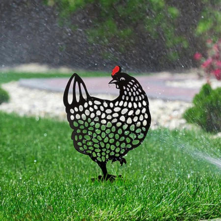 GardenChicken™ Tuindecoratie kippenset van 5 stuks