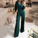 Formele Wrap Jumpsuit voor Vrouwen | Werk