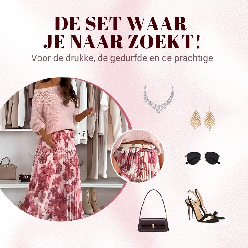 Bella™ Blouse en Rok Set