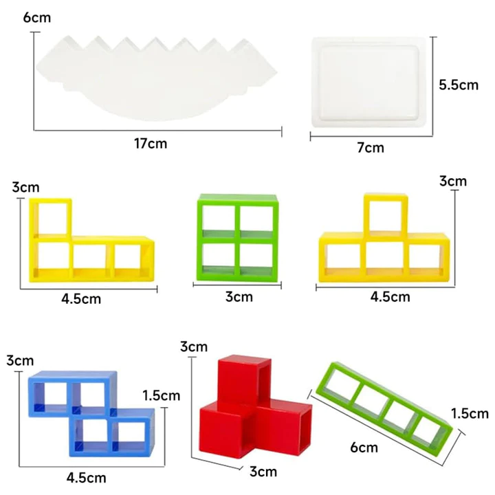 MagniTetris™ Magnetisch Tetris-Set