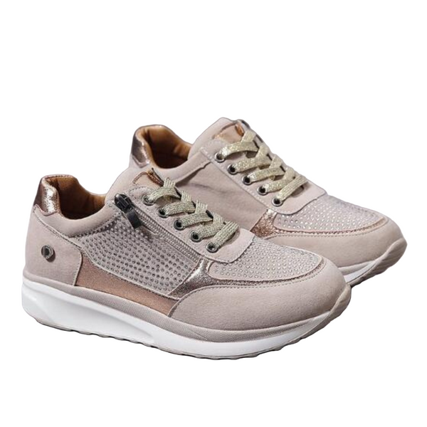 Dames Orthopedische Sneakers met Rits | Jemella | Comfortabele Wandelschoenen | Ergonomische Steun