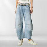 Leticia™ Wijdvallende jeans met wijde pijpen