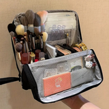 Make-up Organizer Tas | Reistas met Compartimenten | Waterdicht Nylon | 23x7x20 cm