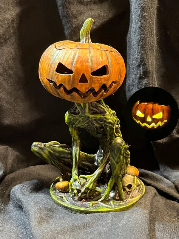 SpookachtigePompoen™ Griezelig moerasmonster pompoen hoofd ornament voor Halloween