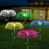 Solar Tuinlamp | Kikkerdril Jellyfish Design | Warm Wit & Kleurenwissel | 75 cm | Waterdicht