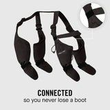 Honden Schoenen met Bevestigingsband | Beschermende Pootjes Boots | Ademend & Verstelbaar