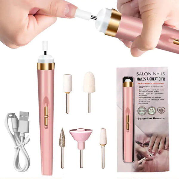 Manicure Machine Kit | Elektrische Nagelvijl met LED | Complete Nail Art Set