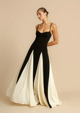Elega™ | Elegante Spaghettiband Maxi Jurk met Ondersteunende Bh-Cups