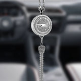 Auto-logo parfumhanger | Kristal & zinklegering | Sprankelende decoratie & cadeau-idee