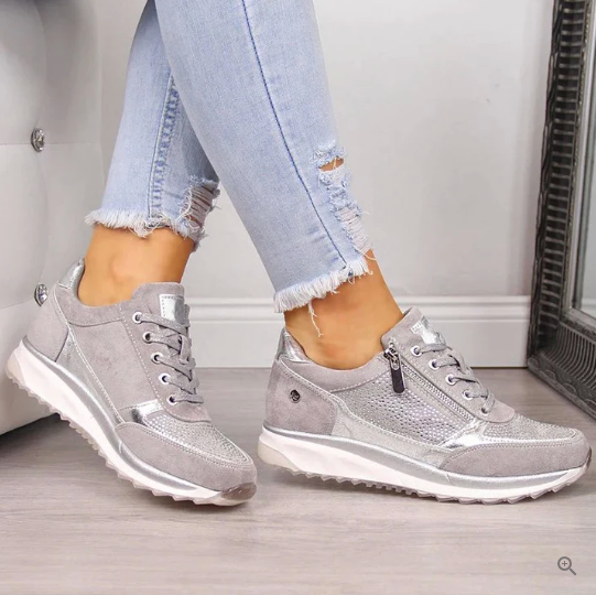 Yulia | Geavanceerde Comfort & Ondersteuning Centraal Rits Sneakers voor Vrouwen