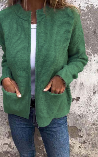 Dames Gebreide Trui | Lichtgewicht & Warm | Ronde Hals | Lange Mouw | Grote Maten S–5XL