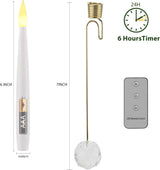 Kerstboom LED Kaarsen | FlickerLite™ | Flameloos | Afstandsbediening & Timer | Warm Witte Sfeerverlichting