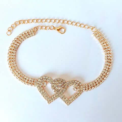1+1 Gratis | LiefDesenkelbandje™ Elegante Hart Enkelband