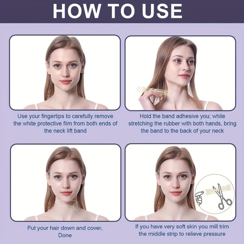 Directe Necktape voor Vrouwen | Liftend & Gladmakend | Onzichtbare Halslift