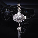 Auto-logo parfumhanger | Kristal & zinklegering | Sprankelende decoratie & cadeau-idee
