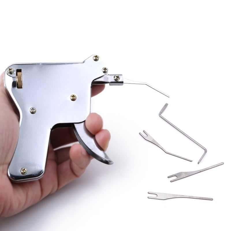 Lock Pick Auto Extractor | Semi-automatisch klop-extractiegereedschap | RVS | Zakformaat