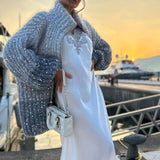 Dames Vest | Gebreid met Pailletten | Subtiele Glans & Comfort