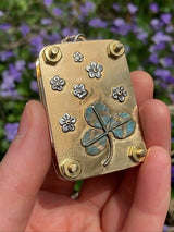Mini Bloemenpers | Handgemaakt | Compact Formaat 35x50mm | Inclusief Herbarium Droogpapier