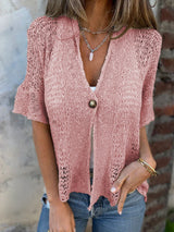 Claudia™ Gebreide Holle Cardigan