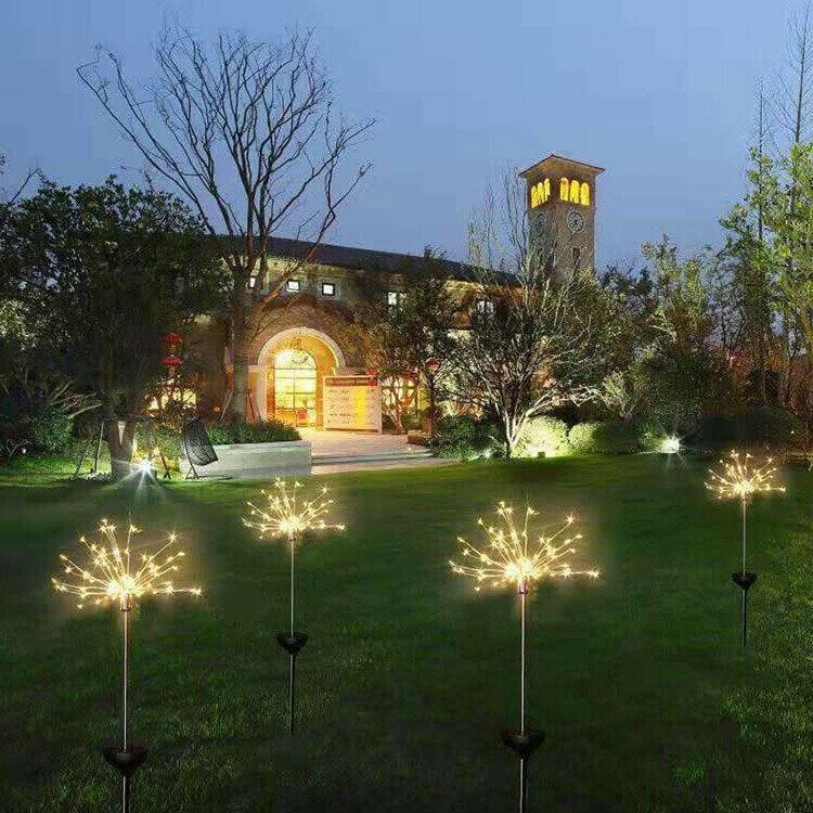 Solar Feuerwerk Lichtketting | 90 LED | Warmwit & Multicolor | IP65 | 95 cm