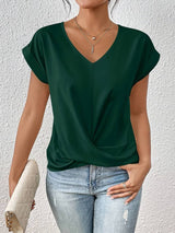 Kaira - Modieus top met V-hals en twistdetail