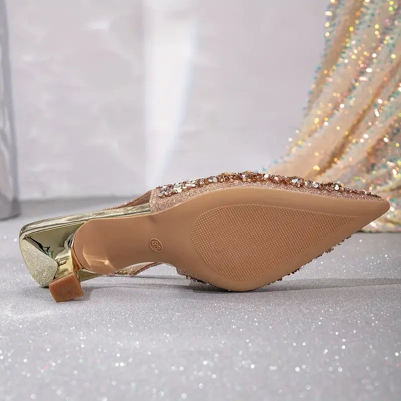 Celine™ Fonkelende Stap Elegantie