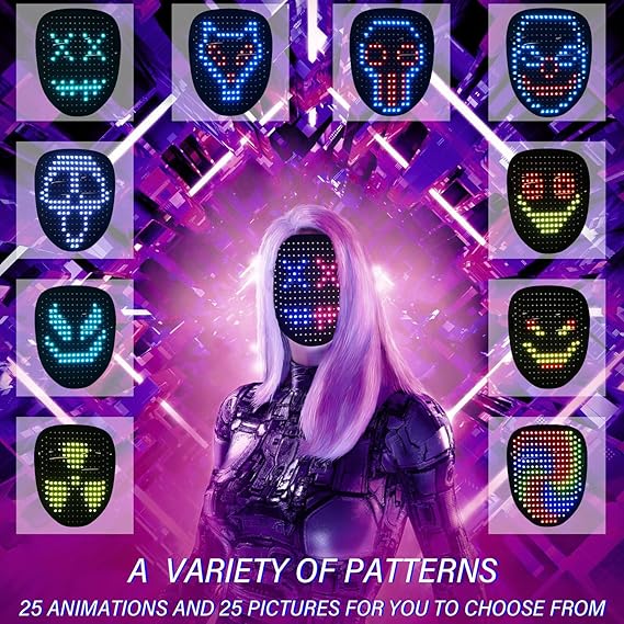 GlimMasker™ Futuristisch Maskerplezier