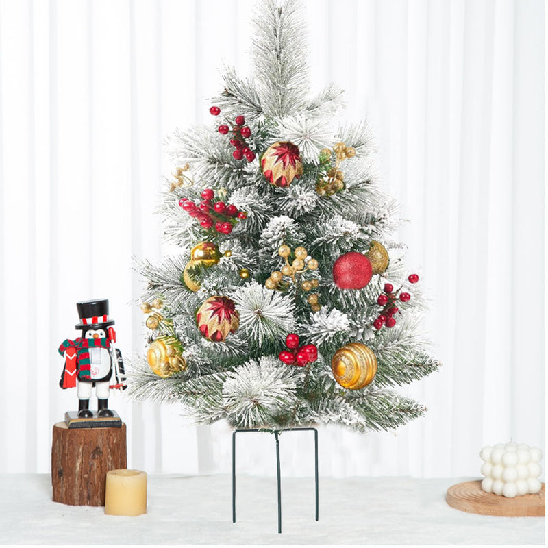 Kerst Decoratie Arrangement | Met LED Verlichting | 45 cm | Voor Binnen & Buiten