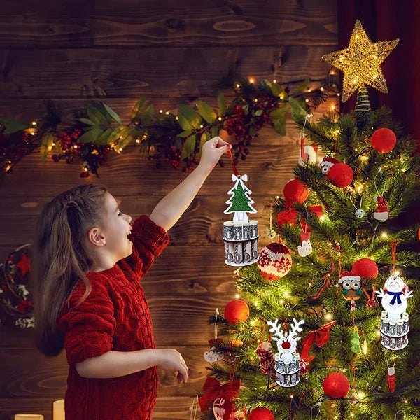 Kerst Geldhouder Ornament | Houten Decoratie | Handgemaakt Cadeau Idee